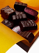Chocolates in a chocolate box