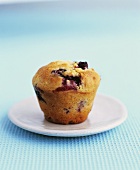 A blueberry muffin