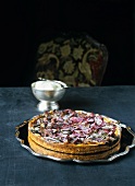 A rhubarb tart