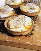 Orange meringue tarts
