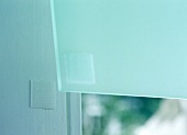 Fixing acrylic privacy screen to bathroom window