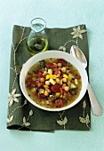 Chick-pea soup with chorizo