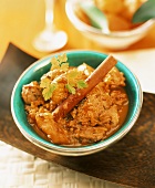 Lamb curry with apricots