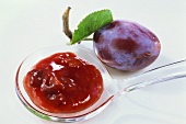 A spoonful of plum jam