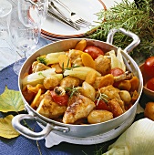 Mediterranean chicken stew