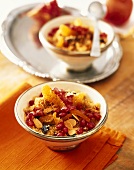 Sweet couscous with fruit and cinnamon
