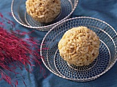 Kurmura Laddo (Sweet rice balls, India)