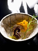 An octopus tentacle in aspic