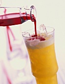 B.o.B. Best of Barry: cocktail made with orange & cherry juice
