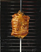 Spit-roasted pork roll
