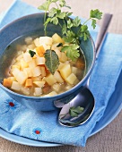 Swede and potato stew with parsley