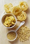 Verschiedene italienische Nudelsorten