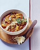 Zuppa con il cavolo bianco (Veal and cabbage stew)
