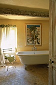 A country-house style bathroom