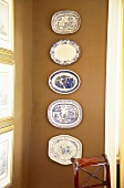 Decorative wall plates with various motifs