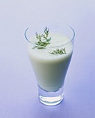 Cucumber yoghurt smoothie