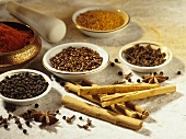 Still life with various spices