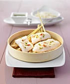 Steamed fish fillet with spicy sauce