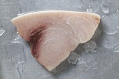 A slice of fresh swordfish fillet