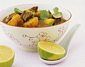 Beef curry with potatoes