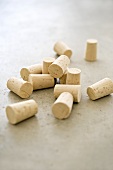 Several wine corks