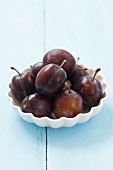Cacanska lepotica plums in a bowl