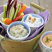 Crudites with dips