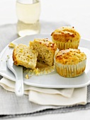 Leek and cheese muffins