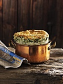 Good King Henry souffle (wild spinach)