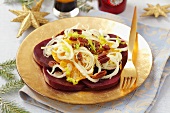 Beetroot salad with orange and fennel