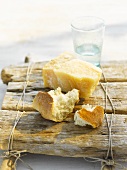 Parmesan and white bread