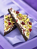 Cranberry-pistachios corners