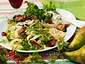 Tagliatelle with gorgonzola and pears