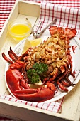 Lobster stuffed with prawns (USA)