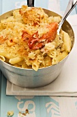 Lobster macaroni and cheese (Maine, USA)