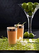 Melon Madness (melon cocktail with tequilla)