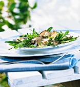 Rucola-Steinpilz-Salat