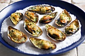 Mussels au gratin