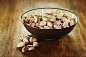 Pistachios in a bowl