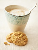 Peanut cookies to serve with coffee