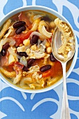 Tripe soup with chorizo, beans and vegetables, Argentina