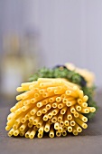 Macaroni with thyme