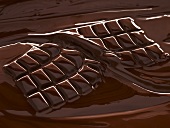 Melting chocolate (two halves of a bar)