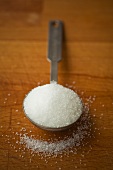 Sugar in measuring spoon