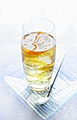 Long drink made with sparkling wine and orange liqueur