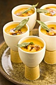 Cream of pumpkin soup