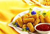 Croquettes with tomato dip