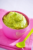 Broccoli and potato puree (baby food)