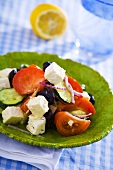 Griechischer Salat mit Feta