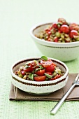 Cherry tomato salad with capers
